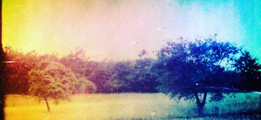 where we land distorted memories of a field where we landed - the caravas fit so well there